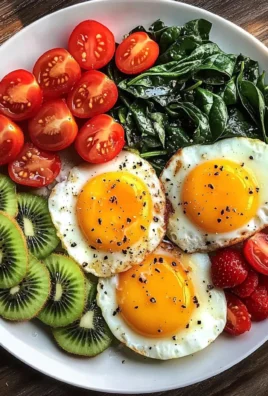 Rainbow Protein Breakfast Plate