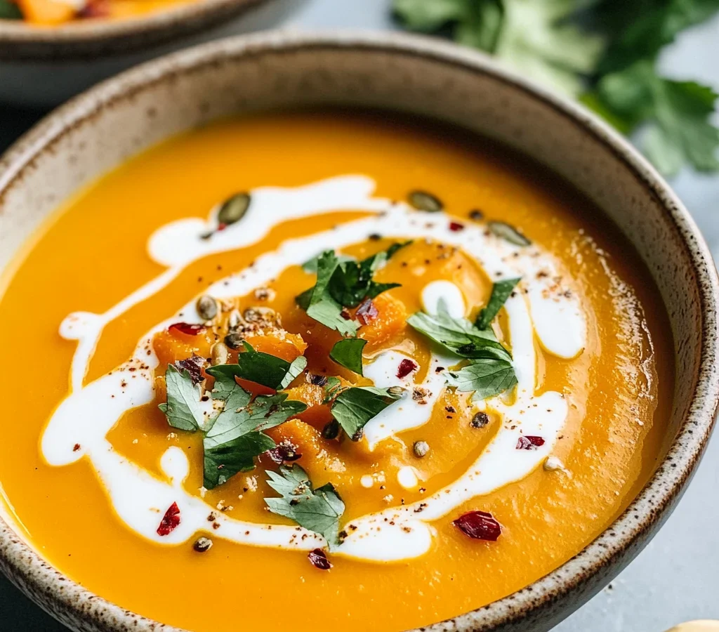 Roasted Butternut squash soup