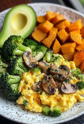 Savory Scramble with Veggie Medley & Sliced Avocado