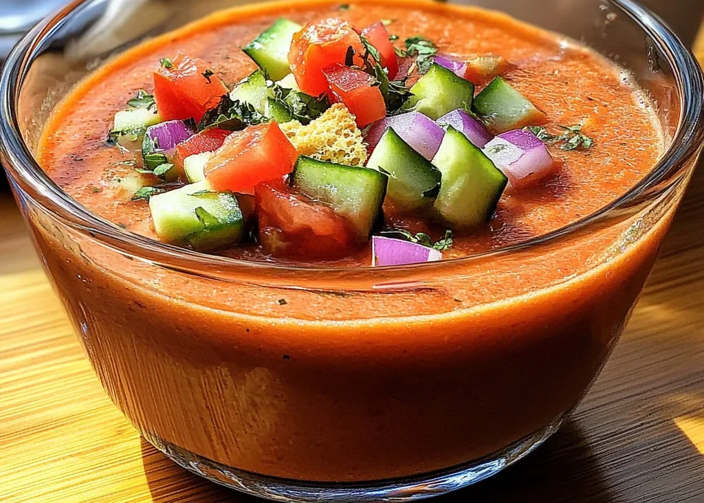 Spanish gazpacho recipe
