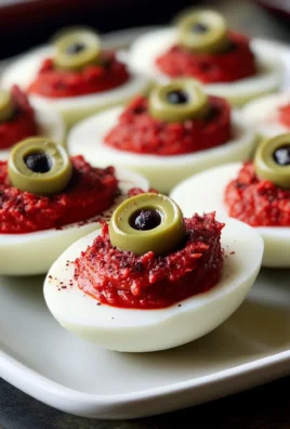 Spooky Deviled Eyeballs