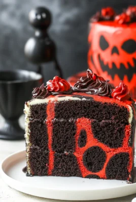 Spooky Halloween Marble Cake