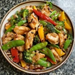 Wild Rice Chicken Stir-Fry with Fresh Veggies