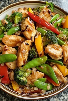 Wild Rice Chicken Stir-Fry with Fresh Veggies