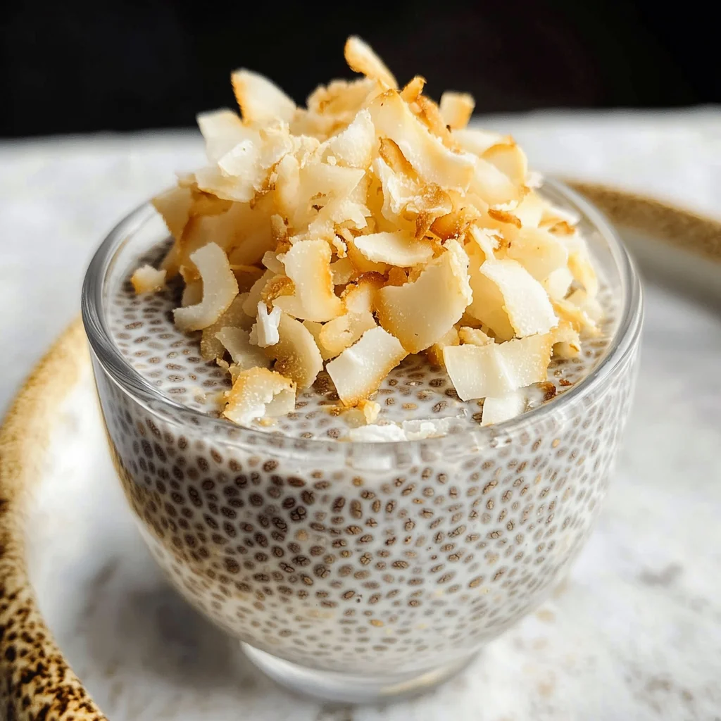 4-Ingredient Coconut Chia Pudding