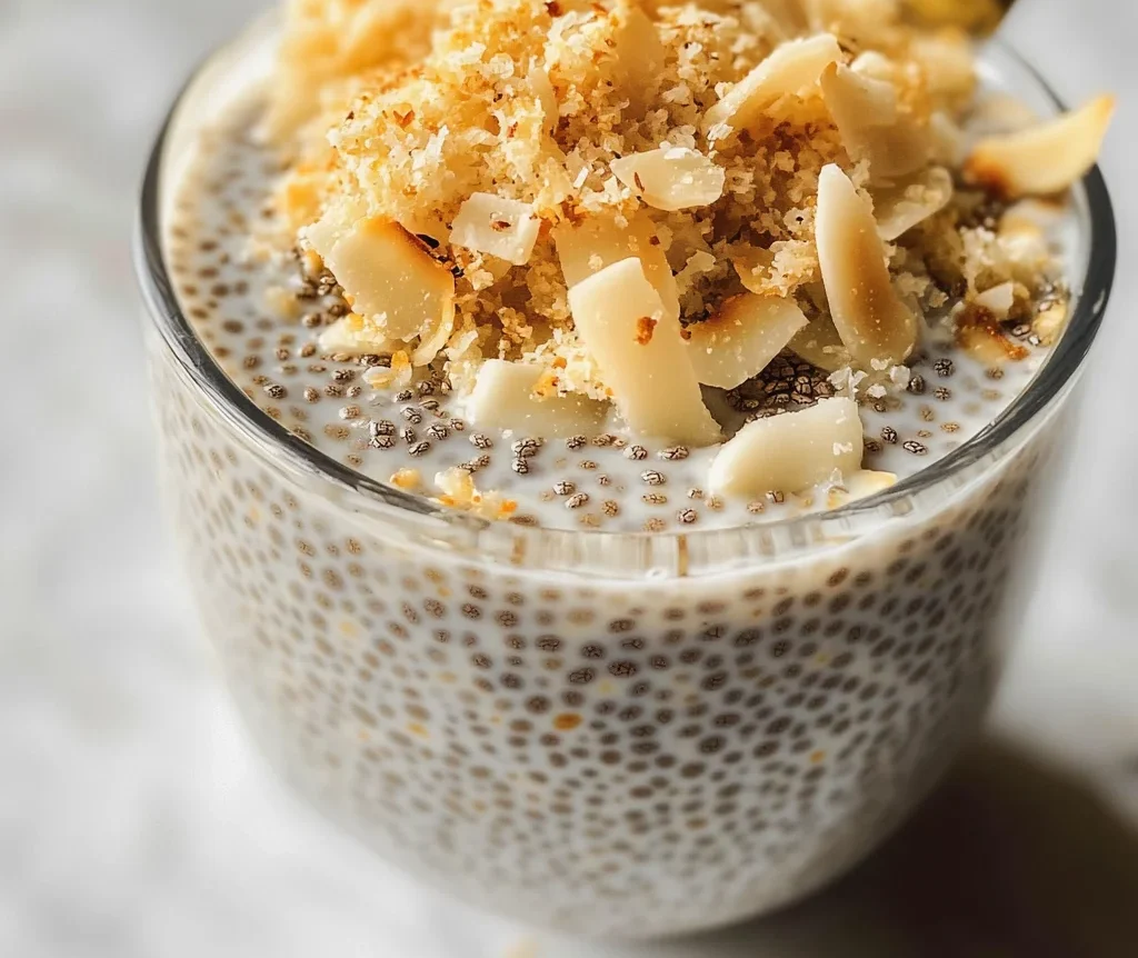 4-Ingredient Coconut Chia Pudding