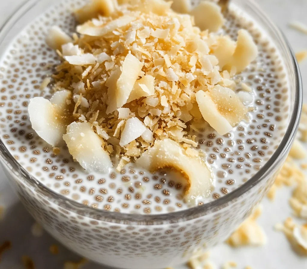 4-Ingredient Coconut Chia Pudding