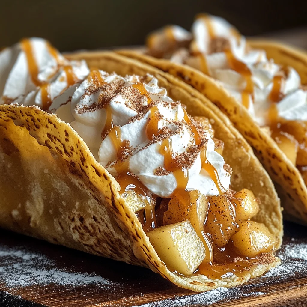 Apple Pie Tacos