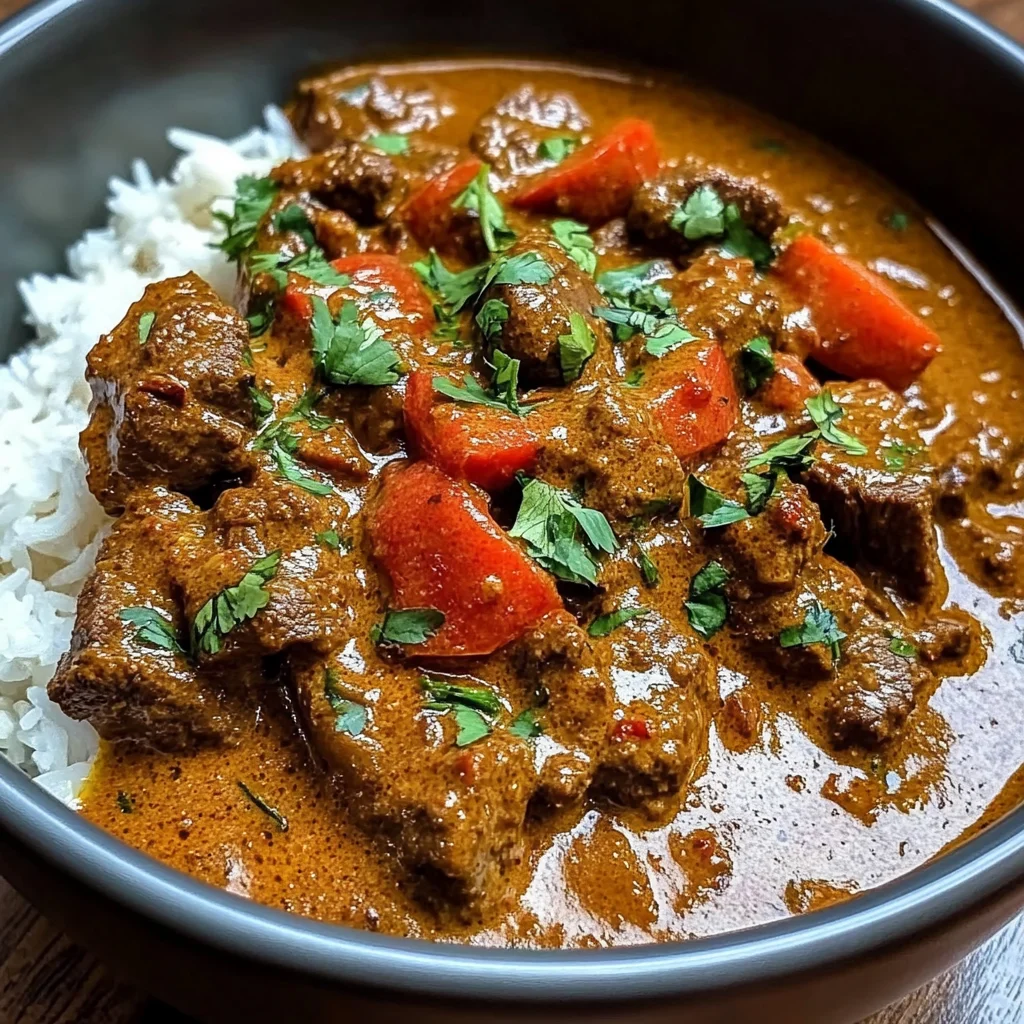 Beef Curry with Spiced Coconut Milk Recipe