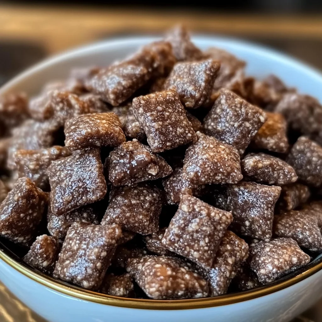 Brownie Batter Puppy Chow