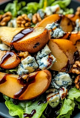 Caramelized Pear and Blue Cheese Salad: A Sweet and Savory Delight