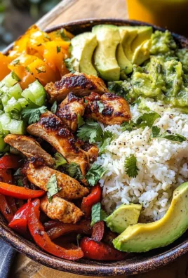 Chicken Fajita Tortilla Bowls