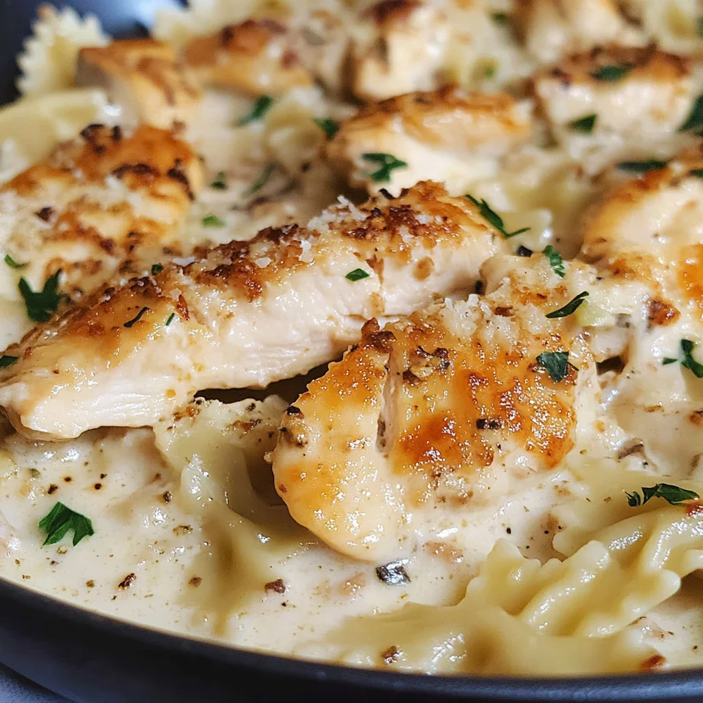 Chicken Garlic Parmesan Pasta