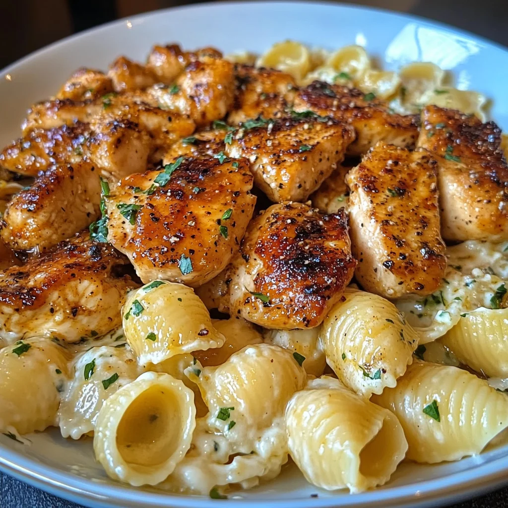 Creamy Cajun Chicken Pasta with Garlic Butter