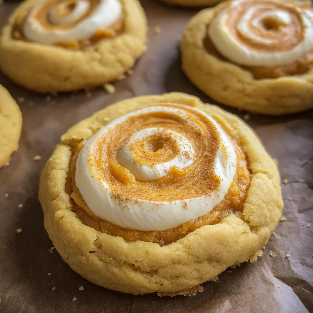 Crumbl pumpkin pie cookies