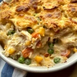 Easy Chicken Cobbler Dinner Casserole