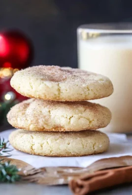 Eggnog Snickerdoodles