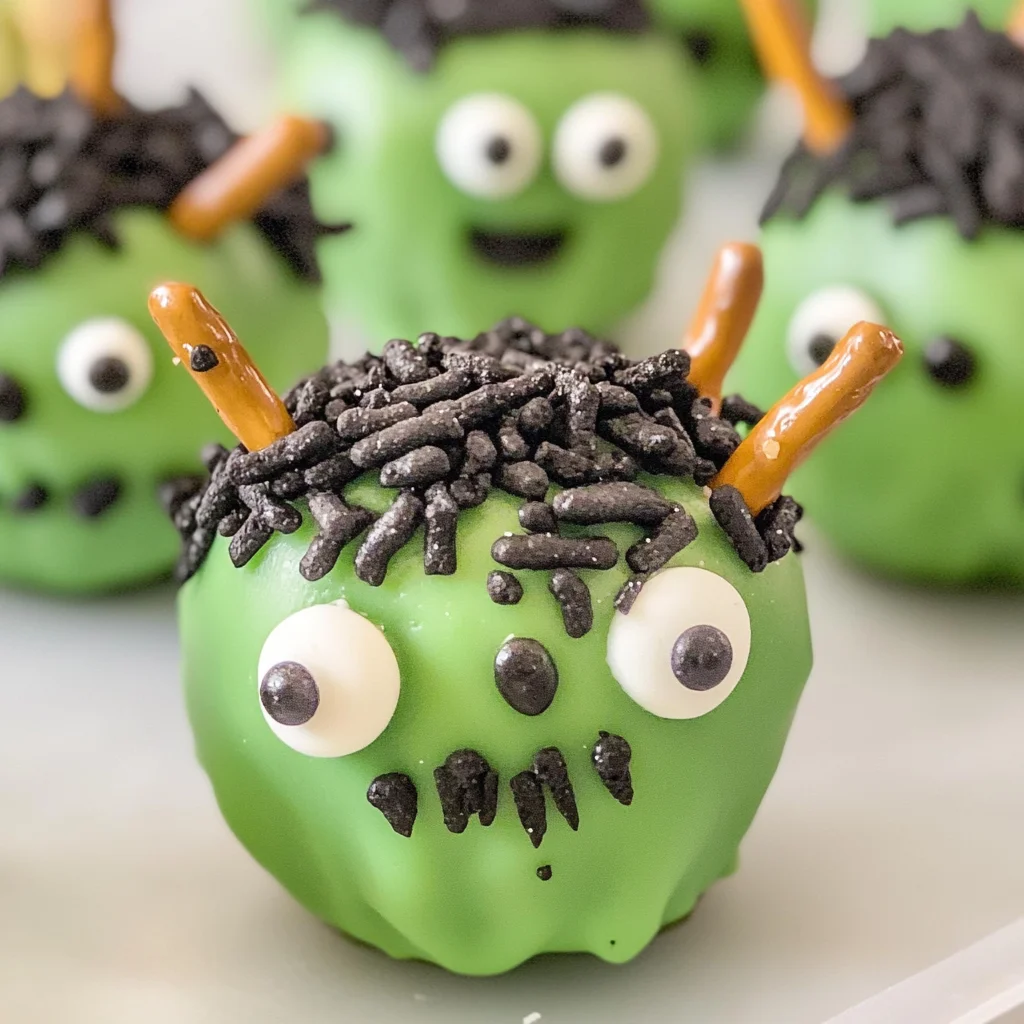 Frankenstein Oreo Balls