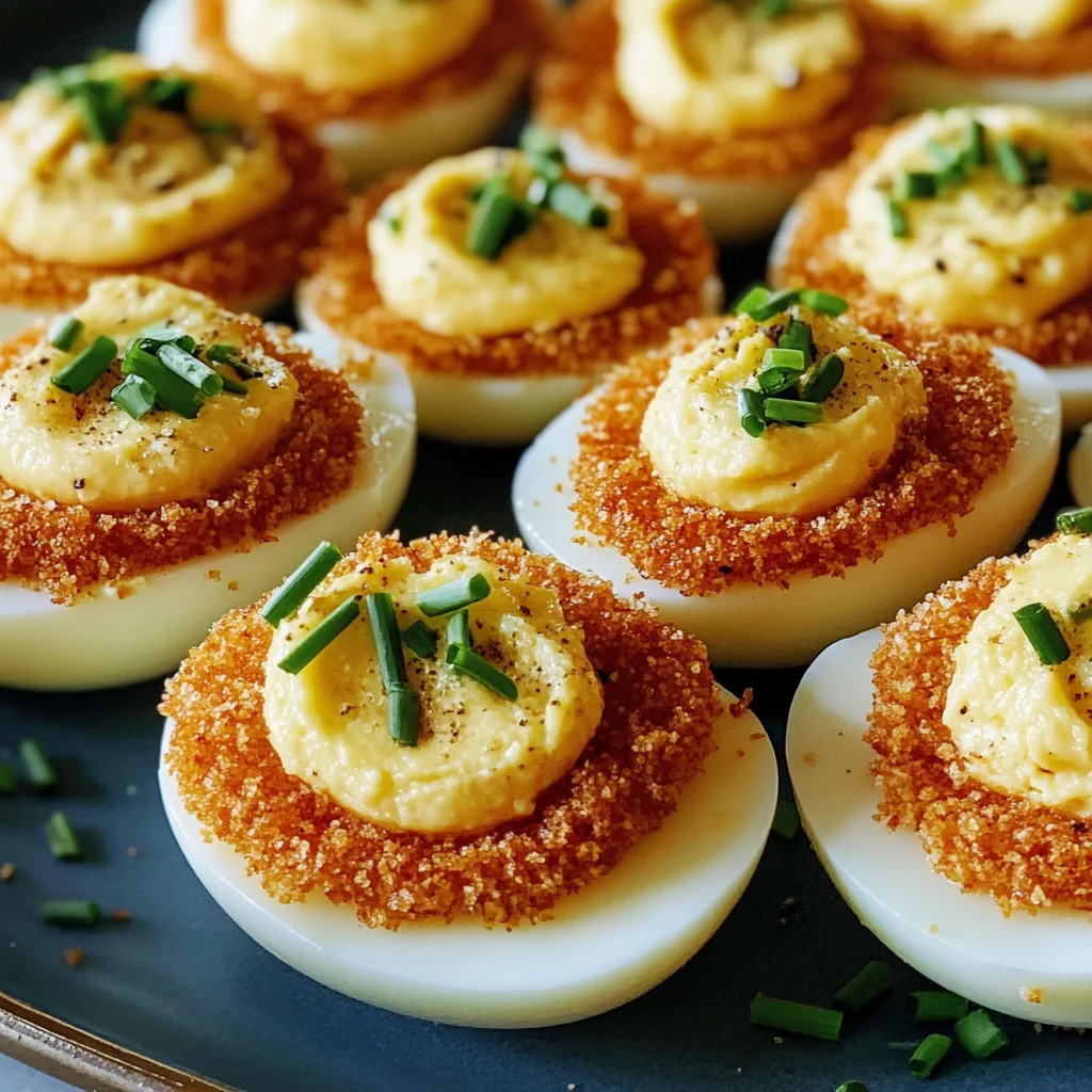 Fried Deviled Eggs