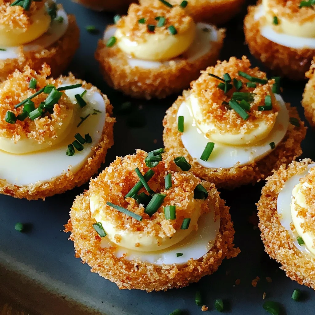 Fried Deviled Eggs