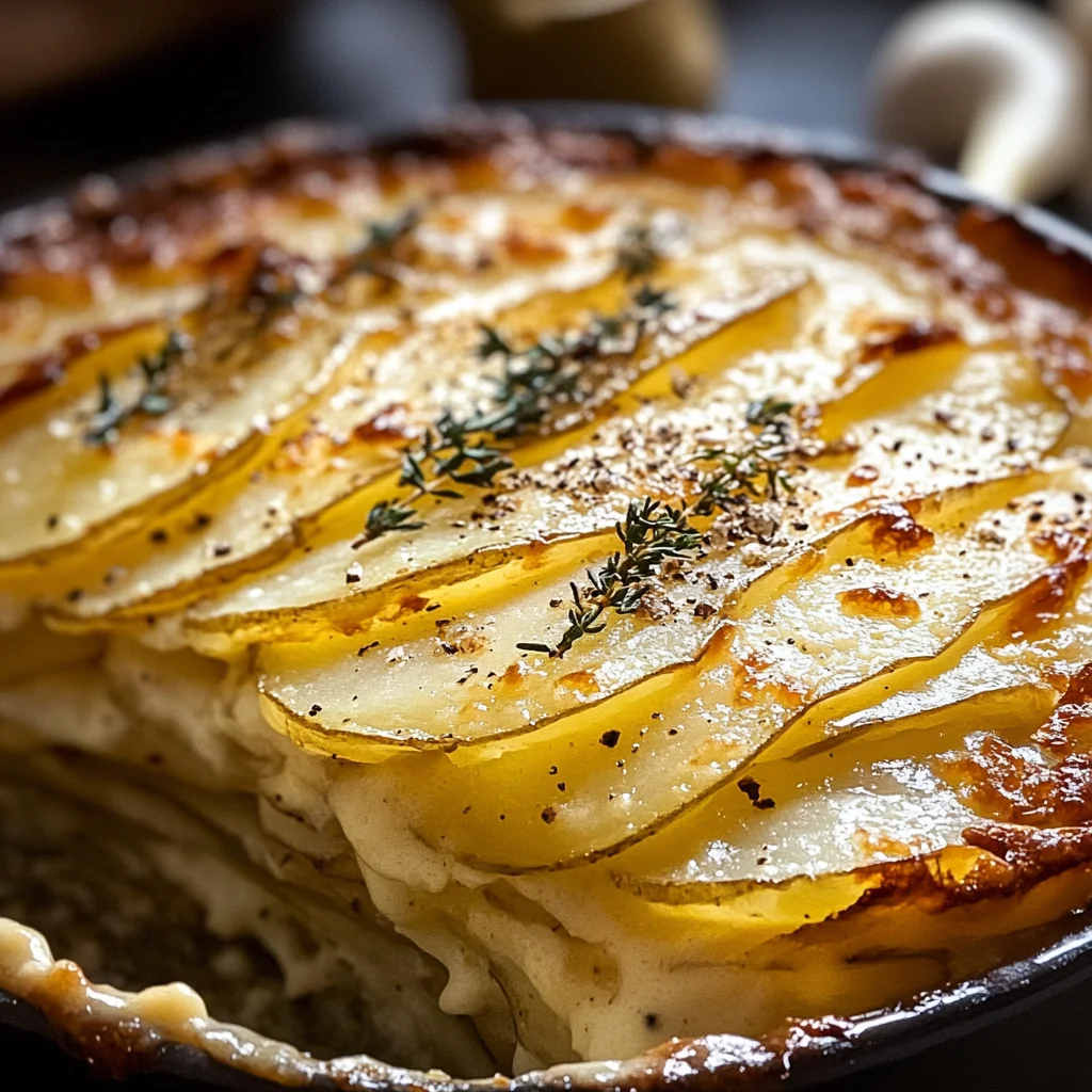 Gratins de Pomme de Terre Croustillants et Fondants