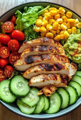 Grilled Chicken Bowl with Veggies & Guacamole