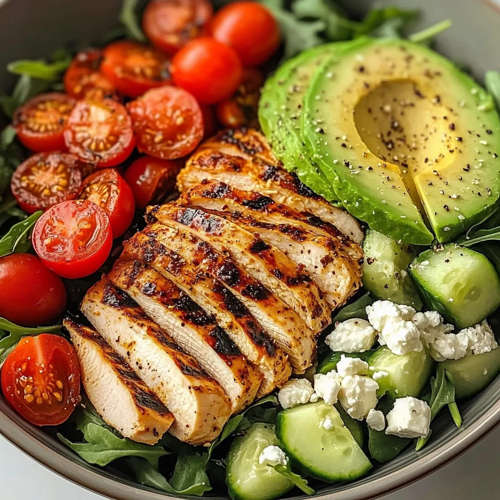 Grilled Chicken & Avocado Power Salad