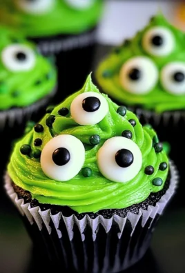 Halloween Slime Cupcakes
