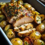 Herb-Roasted Chicken Breast with Baby Potatoes