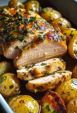 Herb-Roasted Chicken Breast with Baby Potatoes