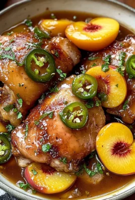 Jalapeno Peach Chicken