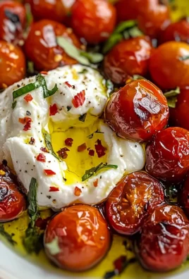 Juicy Roasted Tomatoes with Burrata