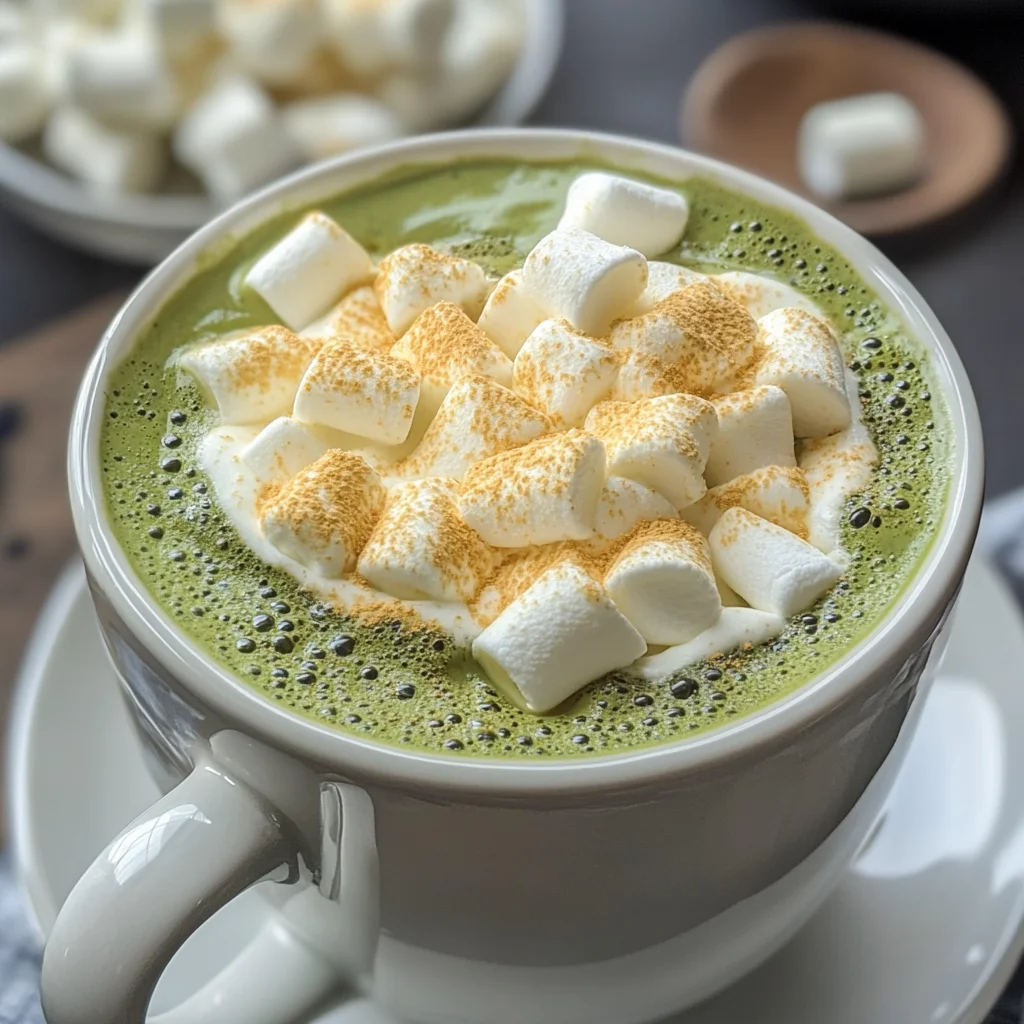 Matcha White Hot Chocolate