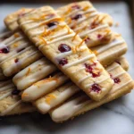 Orange Cranberry Shortbread Cookies