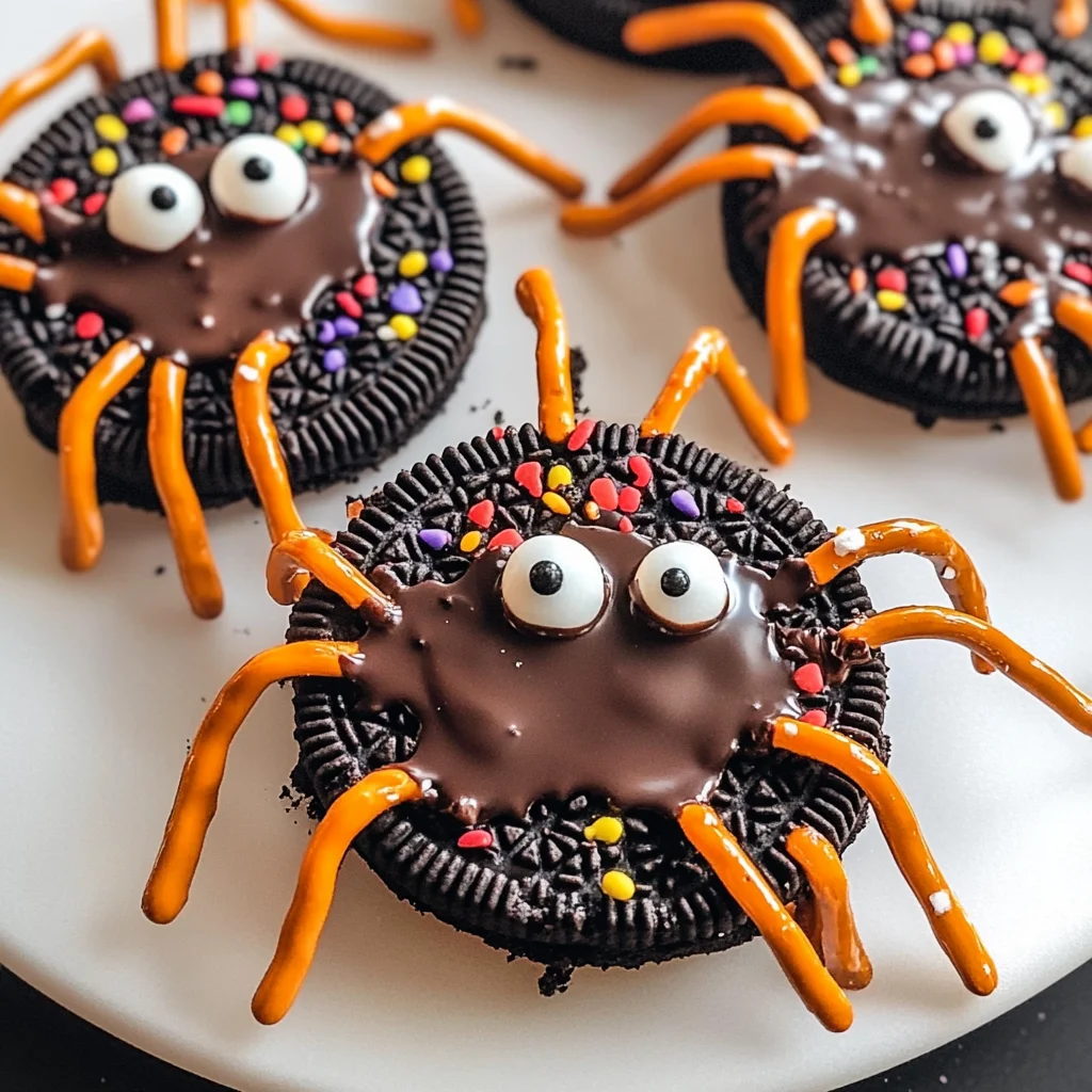 Oreo Spider Halloween Cookies