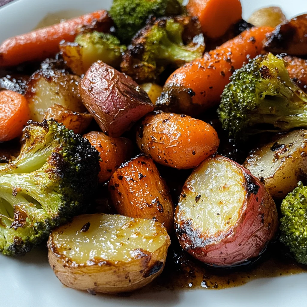 Oven Roasted Vegetables with Balsamic Vinegar