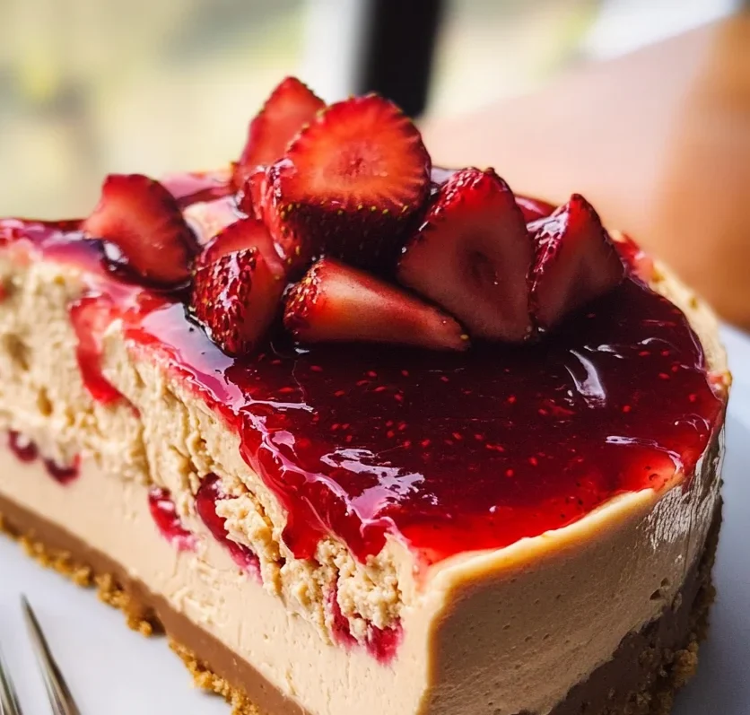 Peanut Butter &amp; Jelly Cheesecake