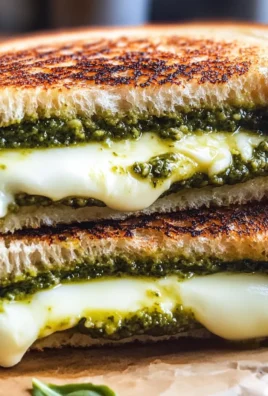 Pesto Mozzarella Grilled Cheese Recipe