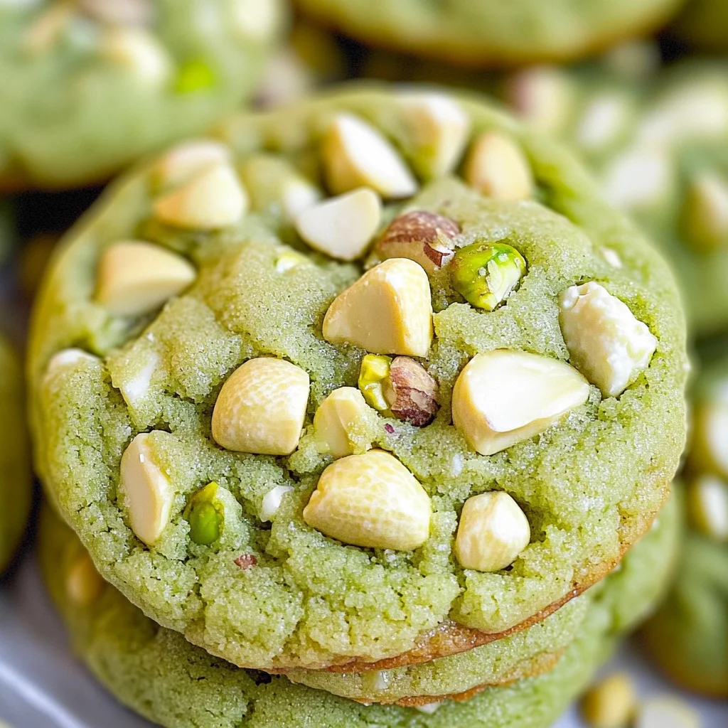 Pistachio Pudding Cookies