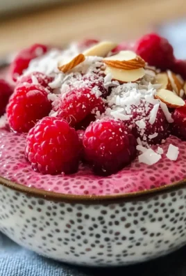 Raspberry Chia Pudding Sweetened with Maple Syrup