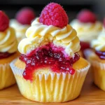Raspberry Lemon Heaven Cupcakes