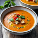 Roasted Red Pepper Soup Recipe