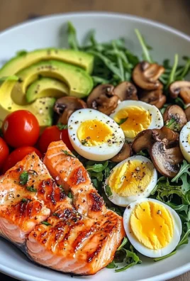 Salmon & Mushroom Power Plate