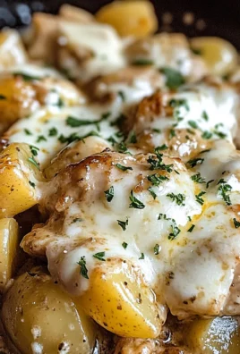 Slow Cooker Garlic Parmesan Chicken and Potatoes