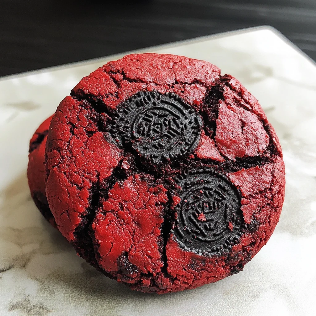 Stranger Things Red Velvet Cookies