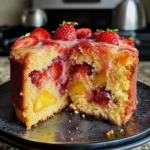 Strawberry Pineapple Pound Cake