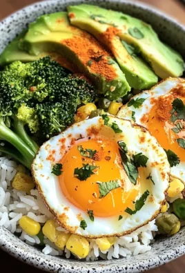 Sunny Egg & Veggie Rice Bowl with Avocado