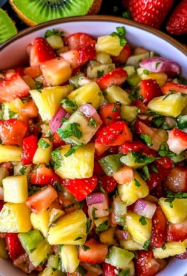 Tangy Pineapple Strawberry Salsa