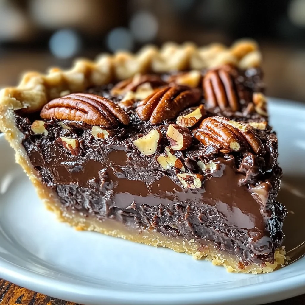 Texas Chocolate Pecan Pie