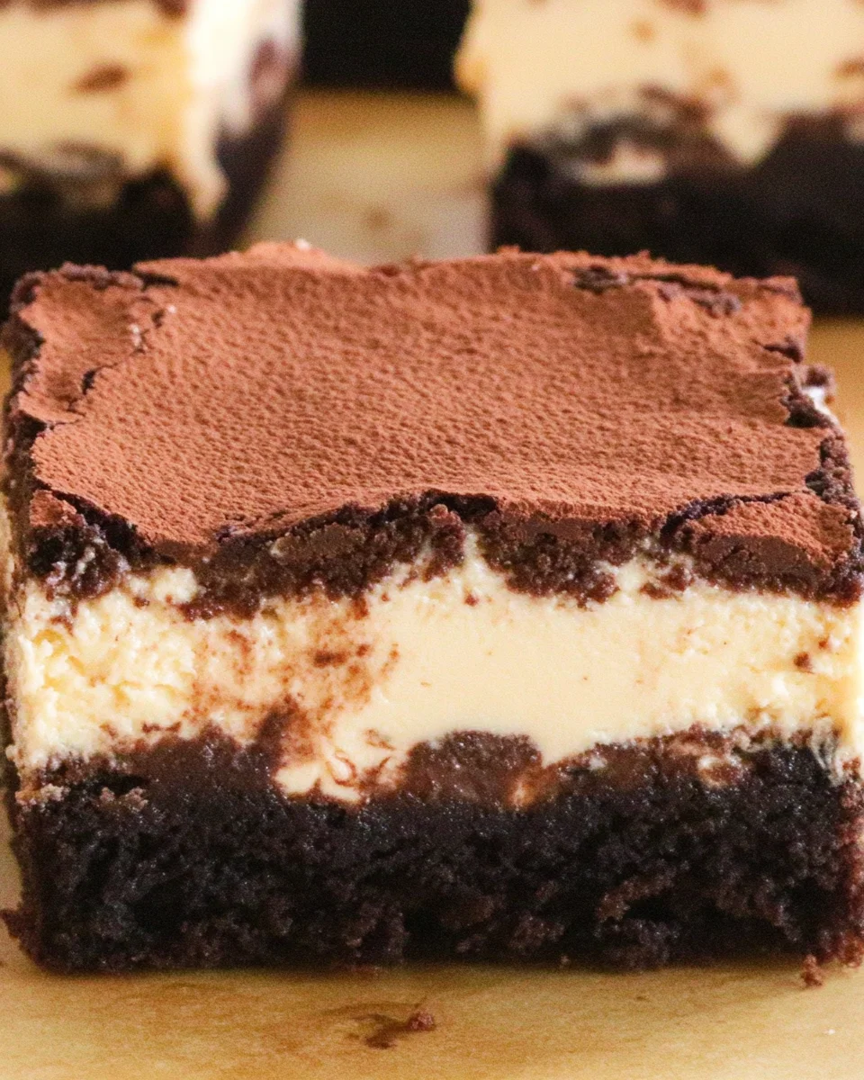 Tiramisu Brownies